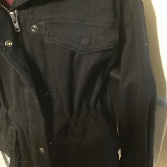 NWT We The Free Arya Utility Jacket size Medium zipper and snap closure black - Picture 3 of 9